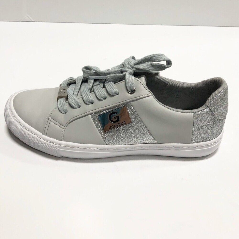 Guess Women's Oatsen Sneaker Light Blue/Gray, Size 6 M